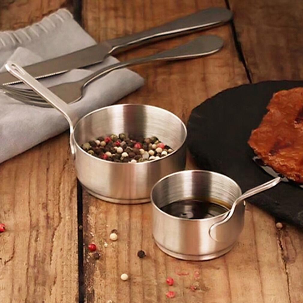 Title 1, Stainless Steel Cooking Pot Sauce Cup