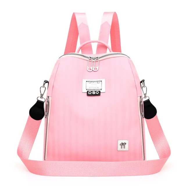 All match School Bag Travel Small Backpack Female Bag Pink - Shop at LoveMi