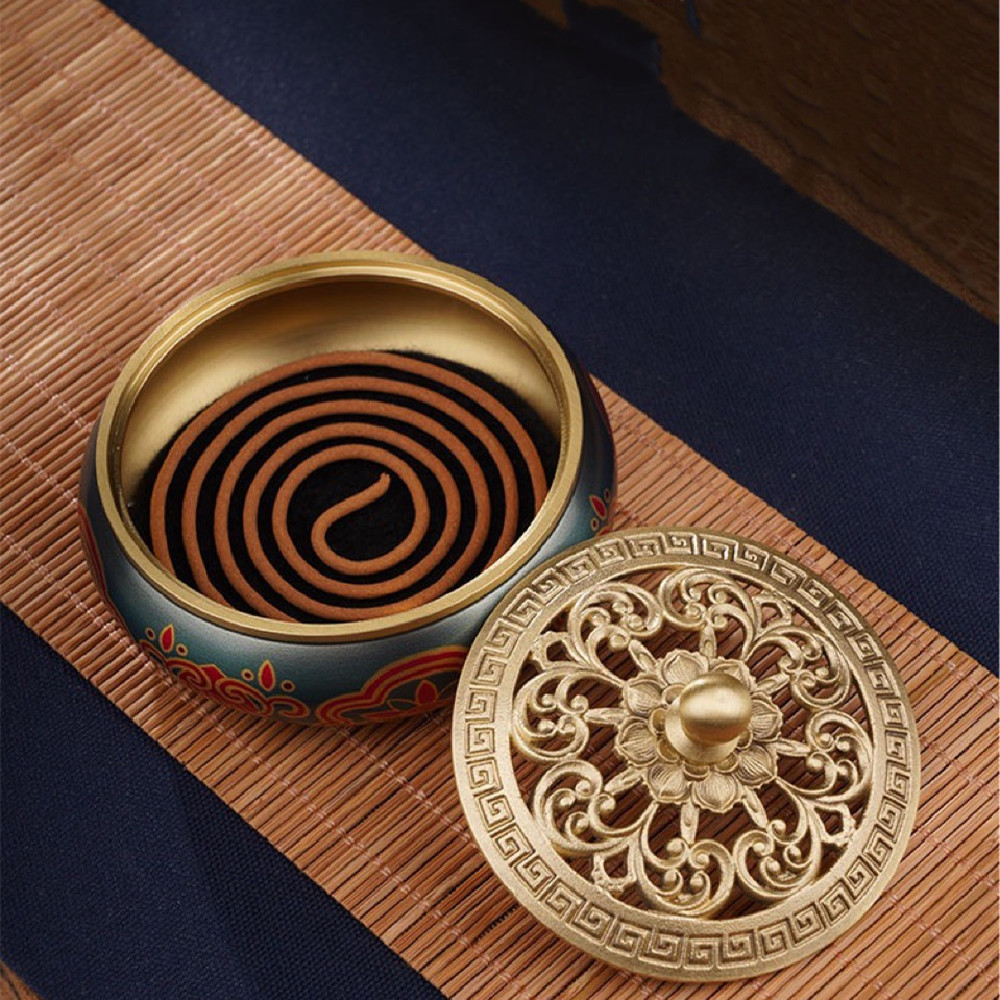 Title 1, Enamel Pure Incense Coil Burner