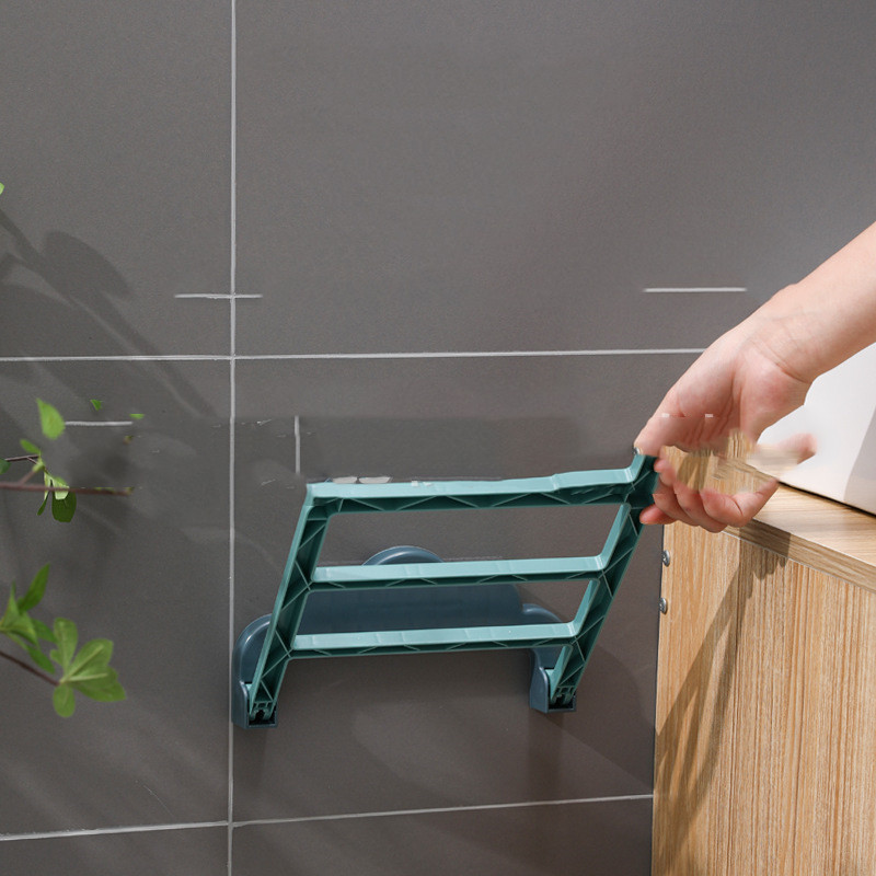 Perforated Wall Hanging Towel Rack For Bathroom Shelf