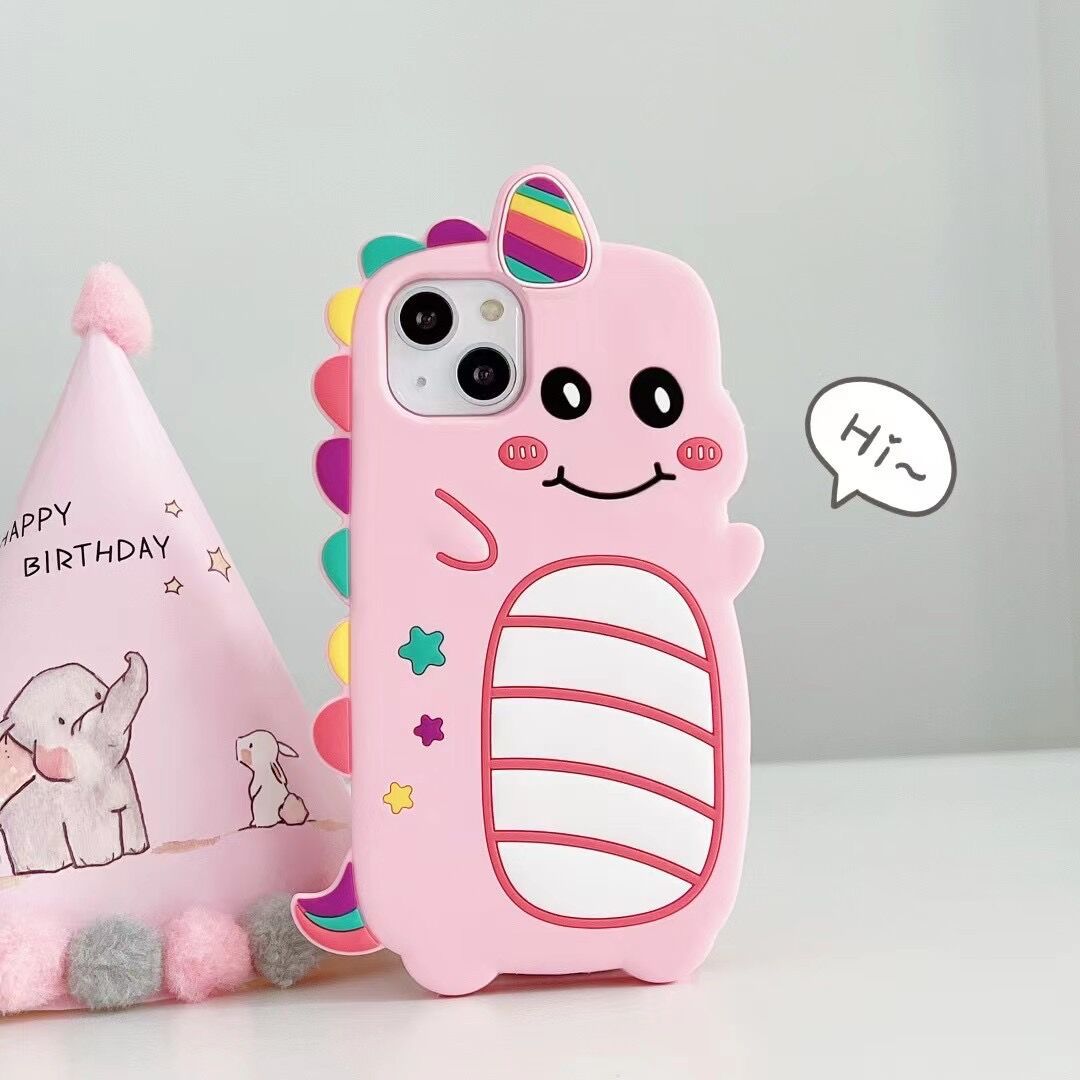 Cartoon Cute Anti-fall Silicone Phone Case - 3