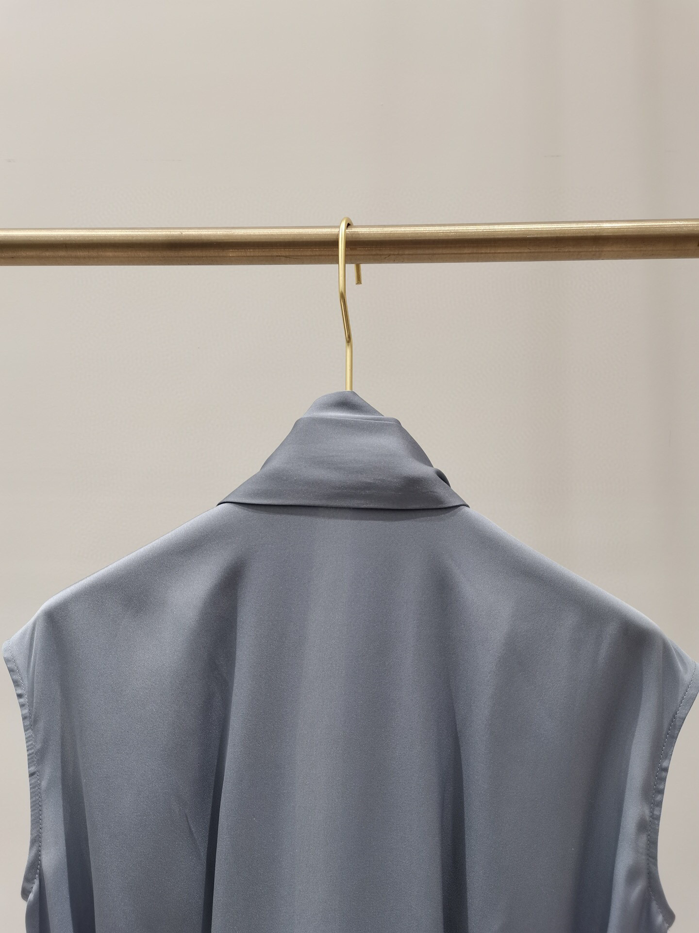 V-Neck Wrap Tie Waist 3-Color Silk Shirt Top