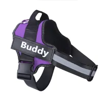 Reflective And Breathable Adjustable Pet Strap Vest Purple - Shop at LoveMi