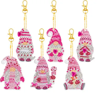 DIY Cartoon 5d Diamond Painting Keychain 2 Style - Shop at LoveMi