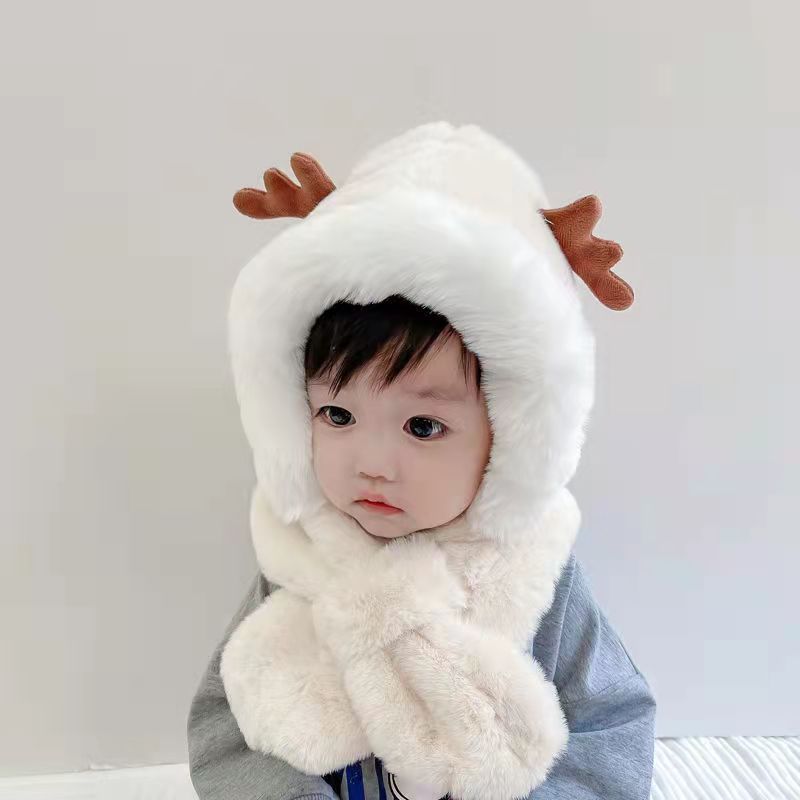 Thickened Warm Baby Plush Cap For Windproof