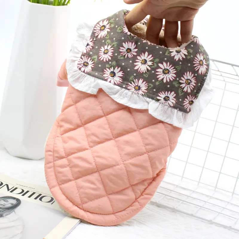 Pet Winter Clothes Puppy Dog Small Dog Teddy Collar