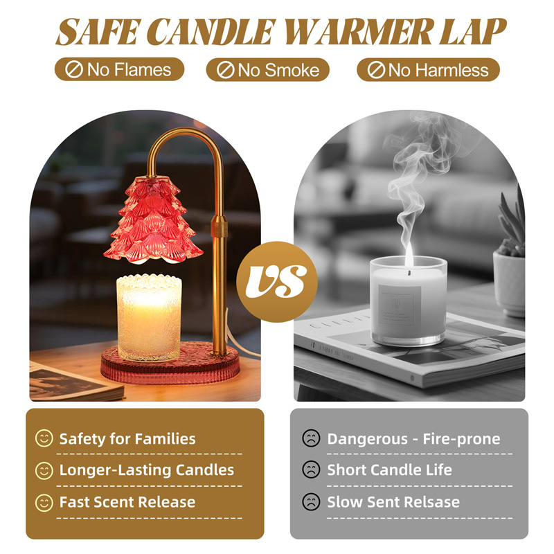 Candle Warmer Lamp With Timer & Dimmer , Adjustable Wax Melt Lamp For Jar Candles, Home Decor Accent view 2