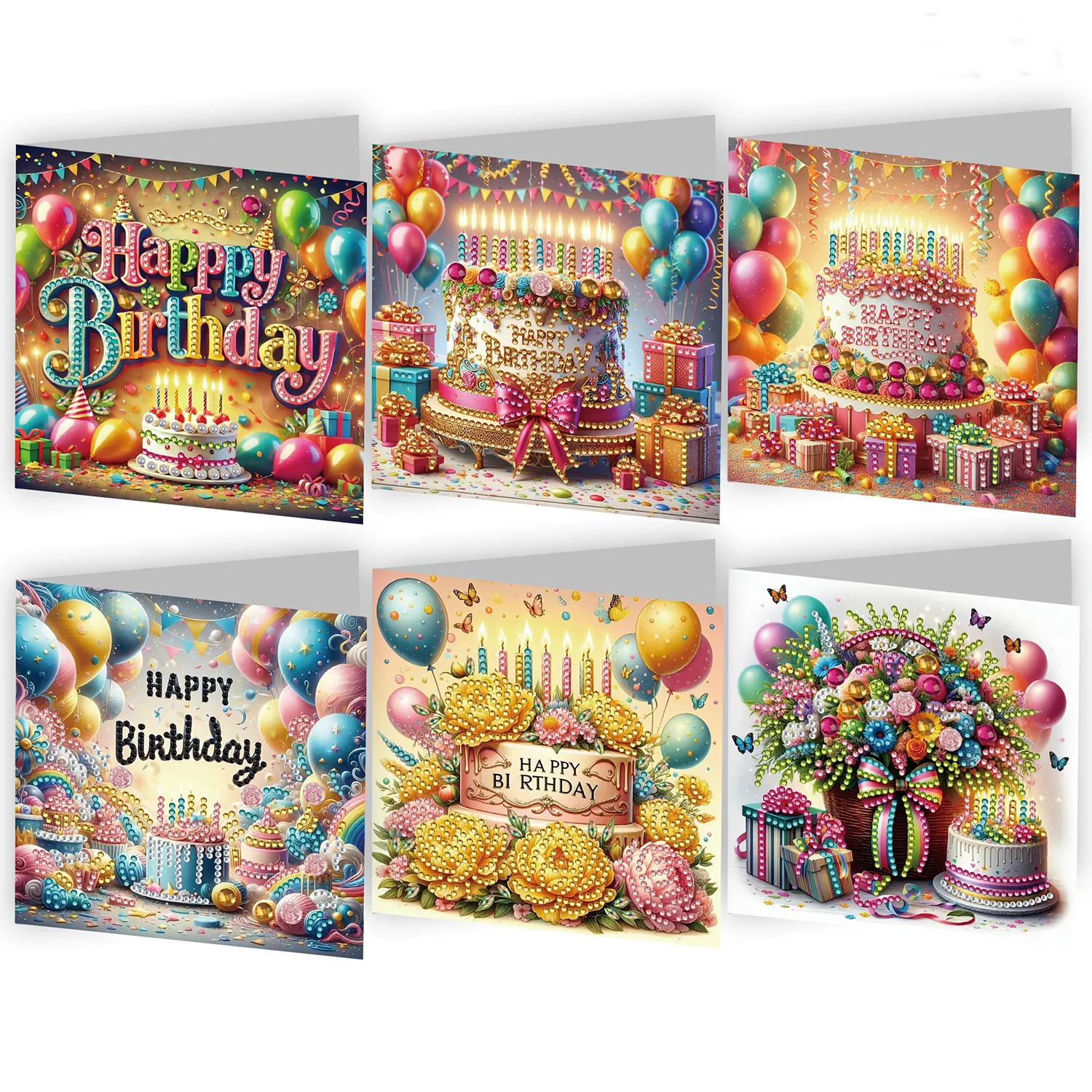 DIY Diamond Painting Kit Birthday Card Kit