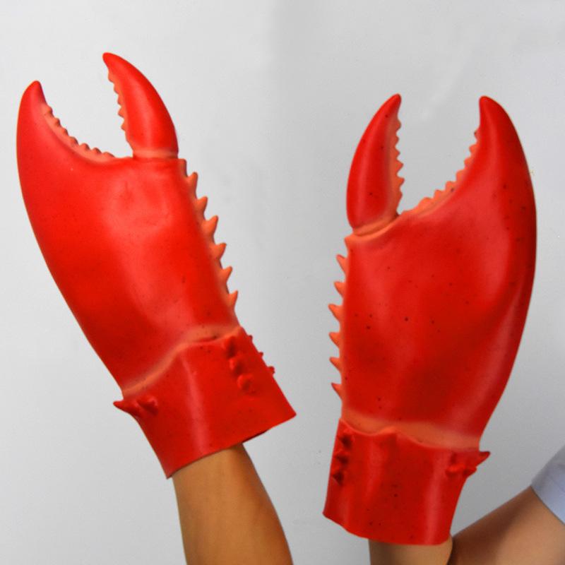 Halloween Accessories Props Animal Latex Crab Gloves — foto 10