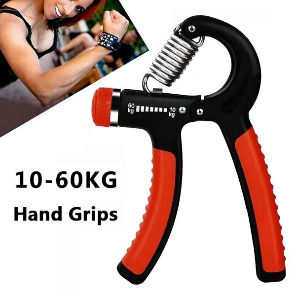 Hand Grip Strength Power Trainer Gripper Strengthener Adjustable Gym Exerciser — foto 6