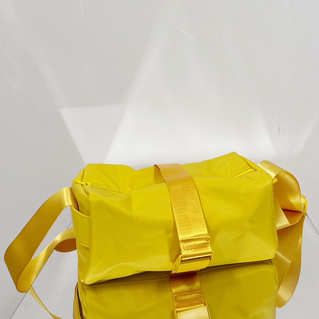 Large Capacity Casual Oxford Cloth Shoulder Crossbody Travel Bag Yellow - Shop at LoveMi