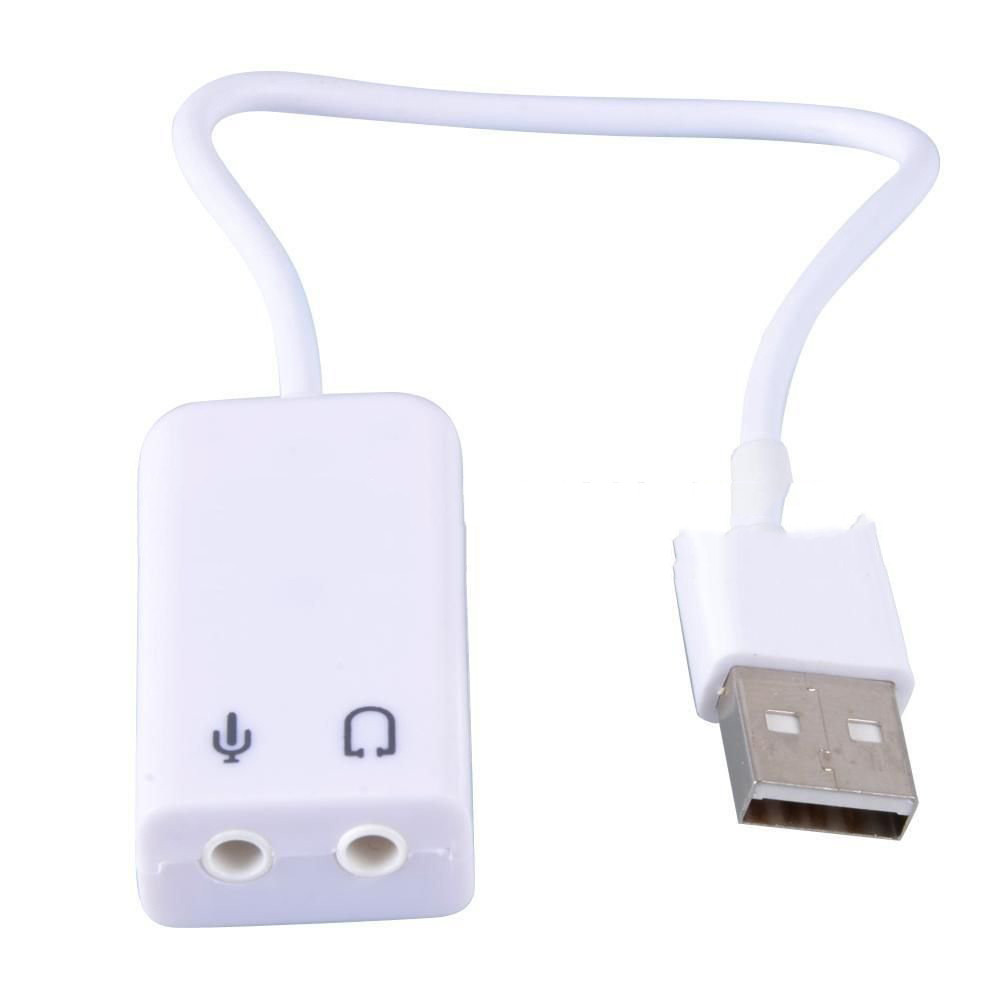 Usb Plastic Sound Card With Cable