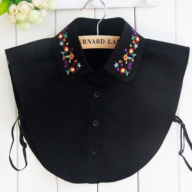 Color Embroidery Black