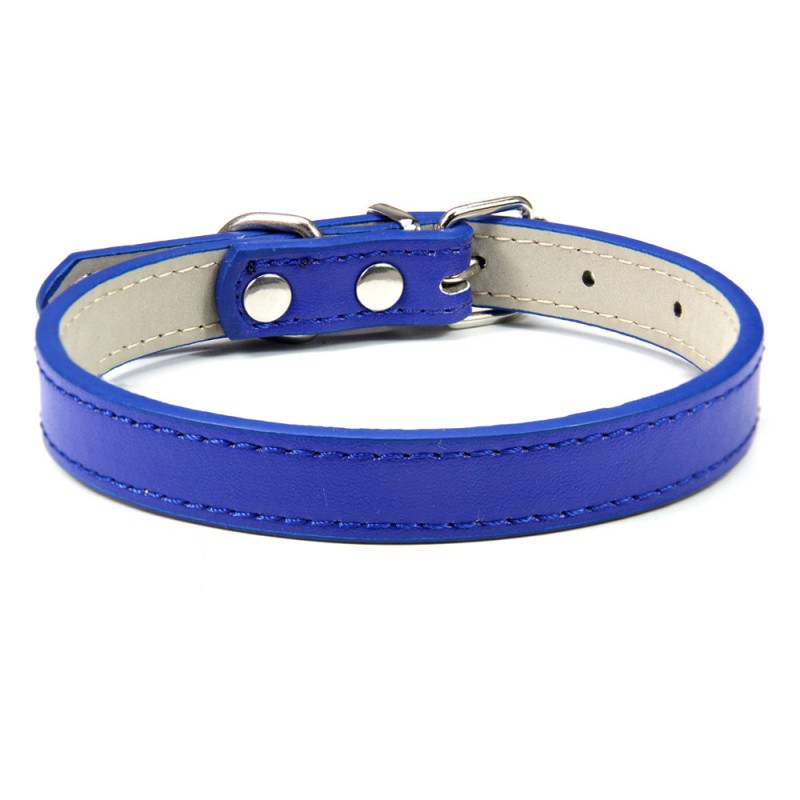 Title 5, Durable and comfortable PU leather pet collar, ...