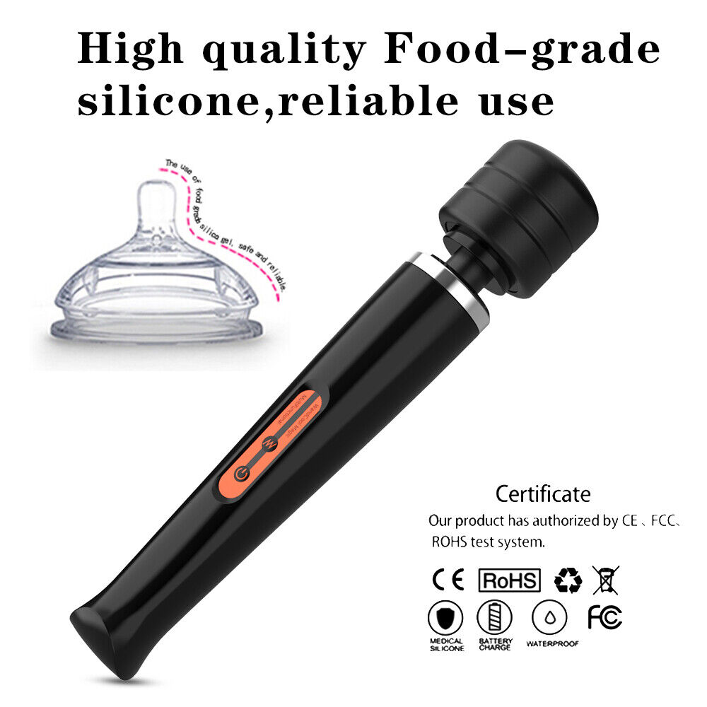 Body Wand Vibrating Massager USB Rechargeable 10 Modes Speed Pleasure Stick — image 7