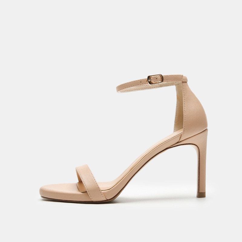 Nude matte heel 8cm high