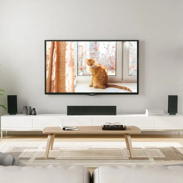 TV Wall Mount Tilt Dual Arm TV Mount Brackets Maximum VESA 400x400mm For 32-55in TVs_voghion.com