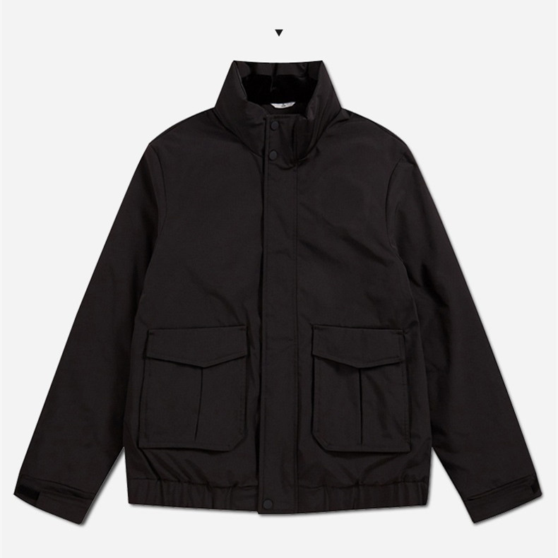 Men's White Duck Down Thickened Youth Fashion Warm Jacket