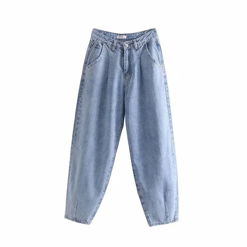 Title 4, Dames High Waist Cargo Jeans Broek Broek met Ho...