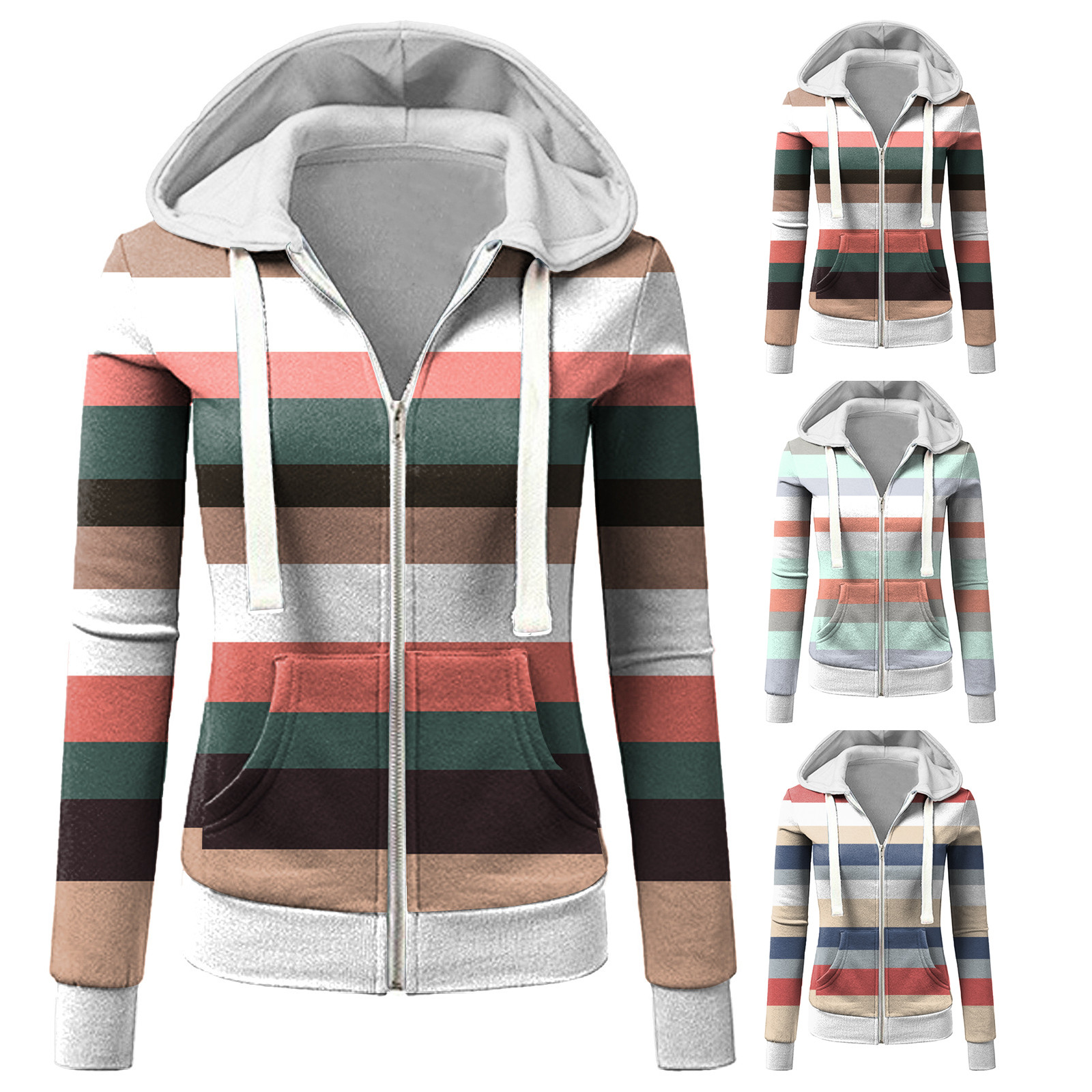 New European And American Casual Striped Sweater