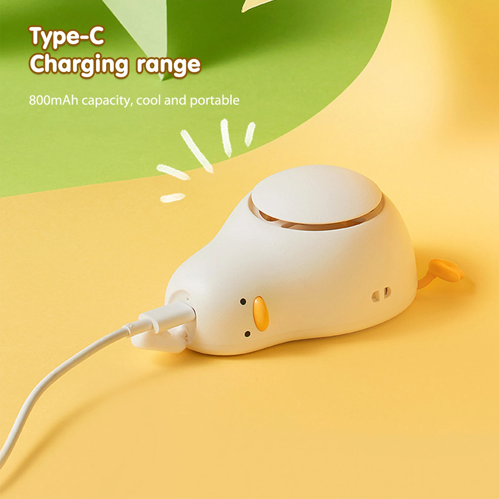 Title 9, Three-speed Mini USB Fan Cute Duck Outdoor Mini...