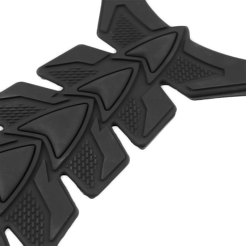 Universal Motorbike Motorcycle Rubber Tank Scratch Protector 3D Sticker Pad New — image 3