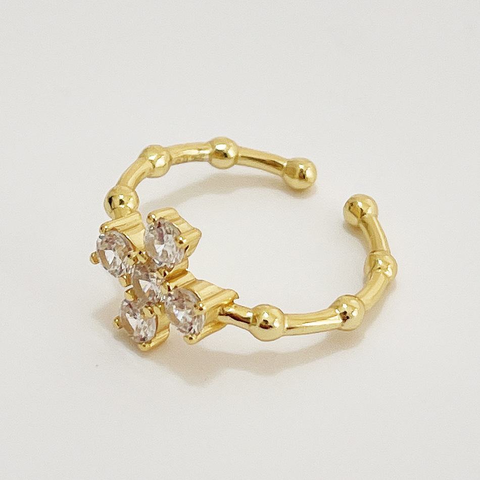 Golden Ring Simple Wild INS Net Celebrity Niche Ring