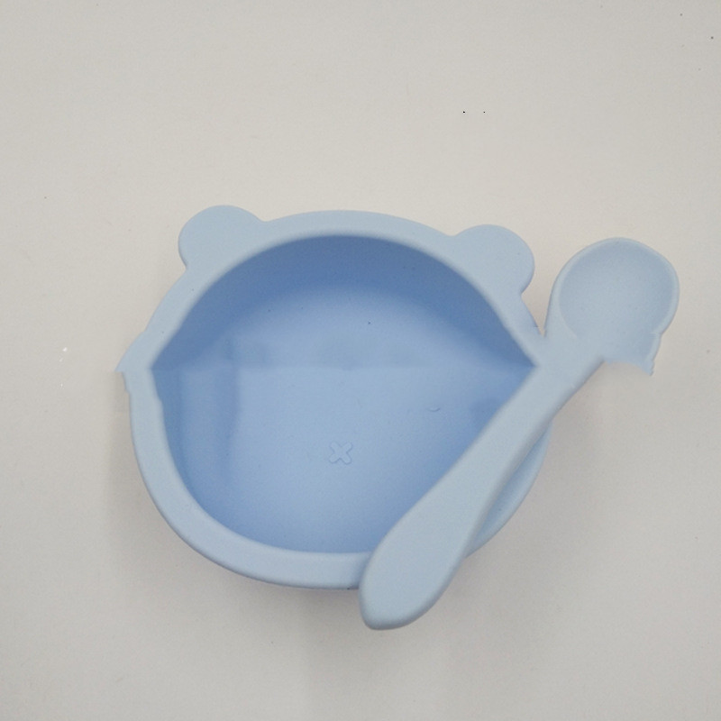 Title 1, Suction Cup Anti-fall Bear Silicone Baby Bowl C...