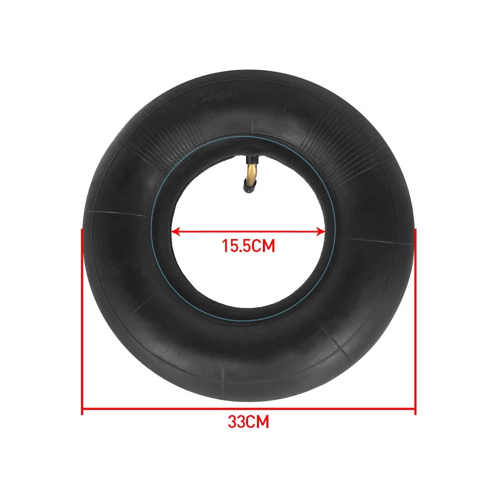 2x 13x5.00-6 Inner Tubes Bent Valve For Ride On Mower Quad ATV Garden Tractor — image 3