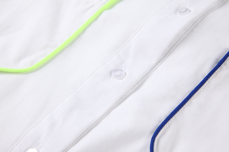 White Shirt Female Design Fashion West Wind Hit Color Striped Shirt
