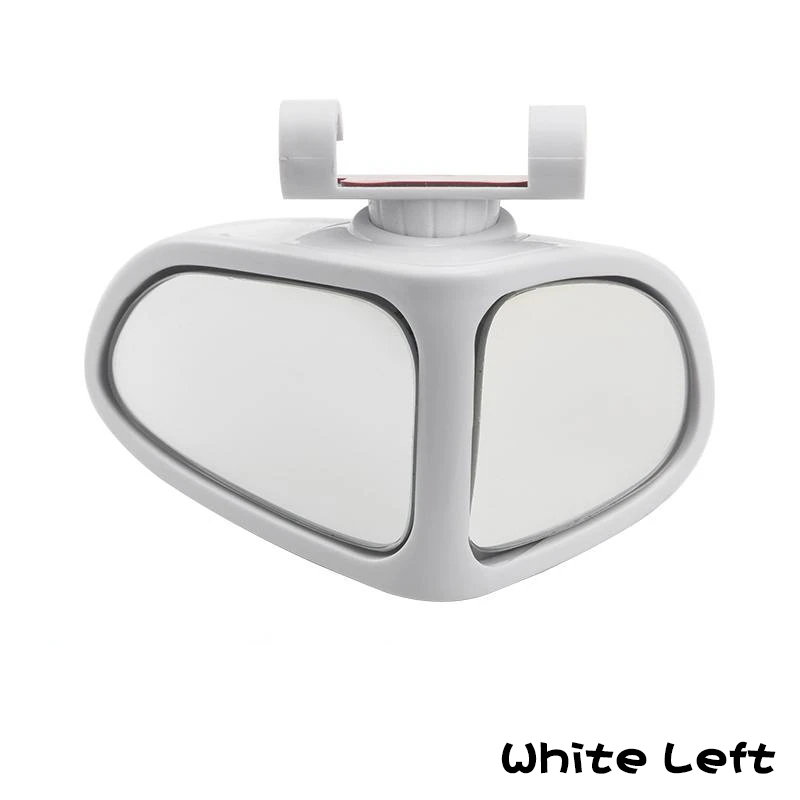 Car Reversing Small Round Mirror Front And Rear Wheel Wide-Angle Mirror Double-Sided Auxiliary Rearview 360 Adjustable Wide Angle Side Rear View Mirror For Car — foto 7