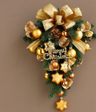 Jinghua Christmas Wreath Door Decoration Wall Hanging 4138S Water Drop - Shop at LoveMi