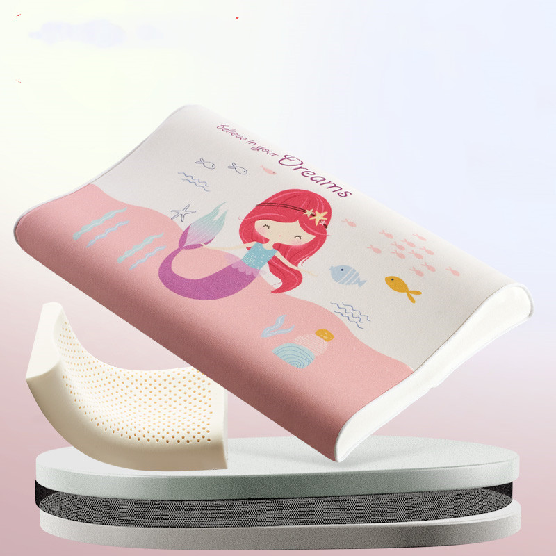 Toddler Natural Cotton Baby Sleep Atex Pillow