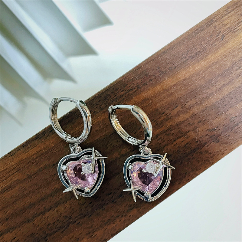 Title 3, Boucles doreilles Zircon Peach Galaxy Niche