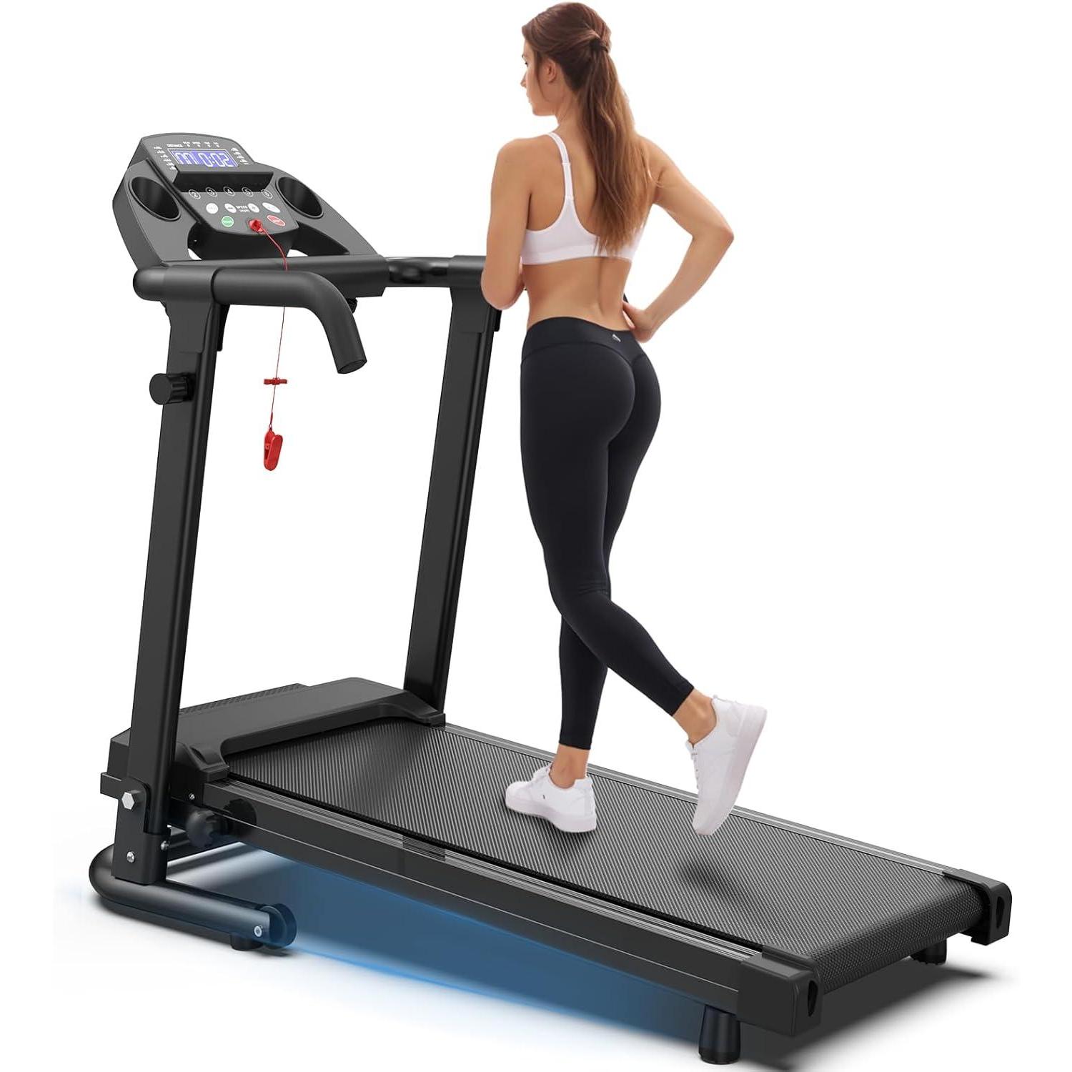 Home Use Foldable Portable 2.5HP Heavy-duty APP Controlled Fitness Walking Machine — foto 17