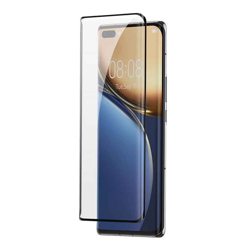 Full Screen Curved Full Rubber Tempered Film Edition Single Pack Black - Image 6