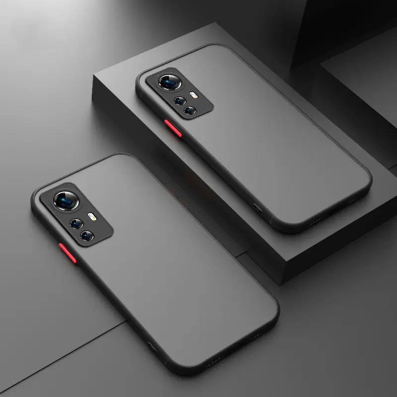 Drop-resistant Ultra-thin Frosted Silicone Transparent Protective Case