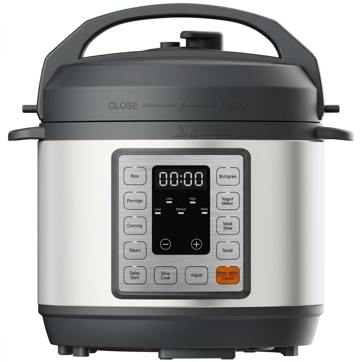 3 Quart Electric Pressure Cooker, Multi-Cooker For Meat, Beans And Vegetables, Dishwasher Safe Lid