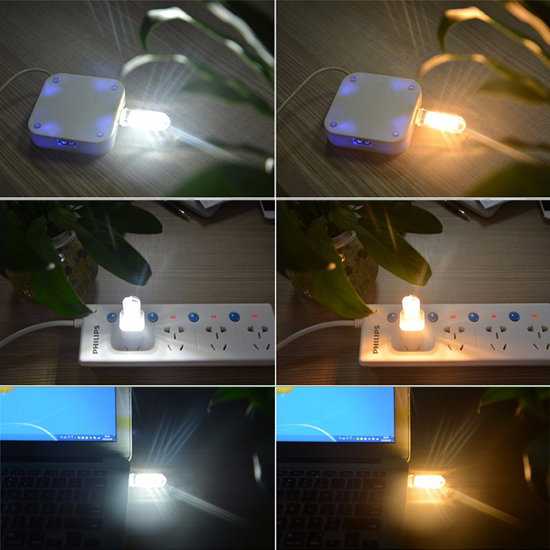 LED Night Light Computer Desk Lamp Power Bank Mobile Power Highlight Portable - Image 3
