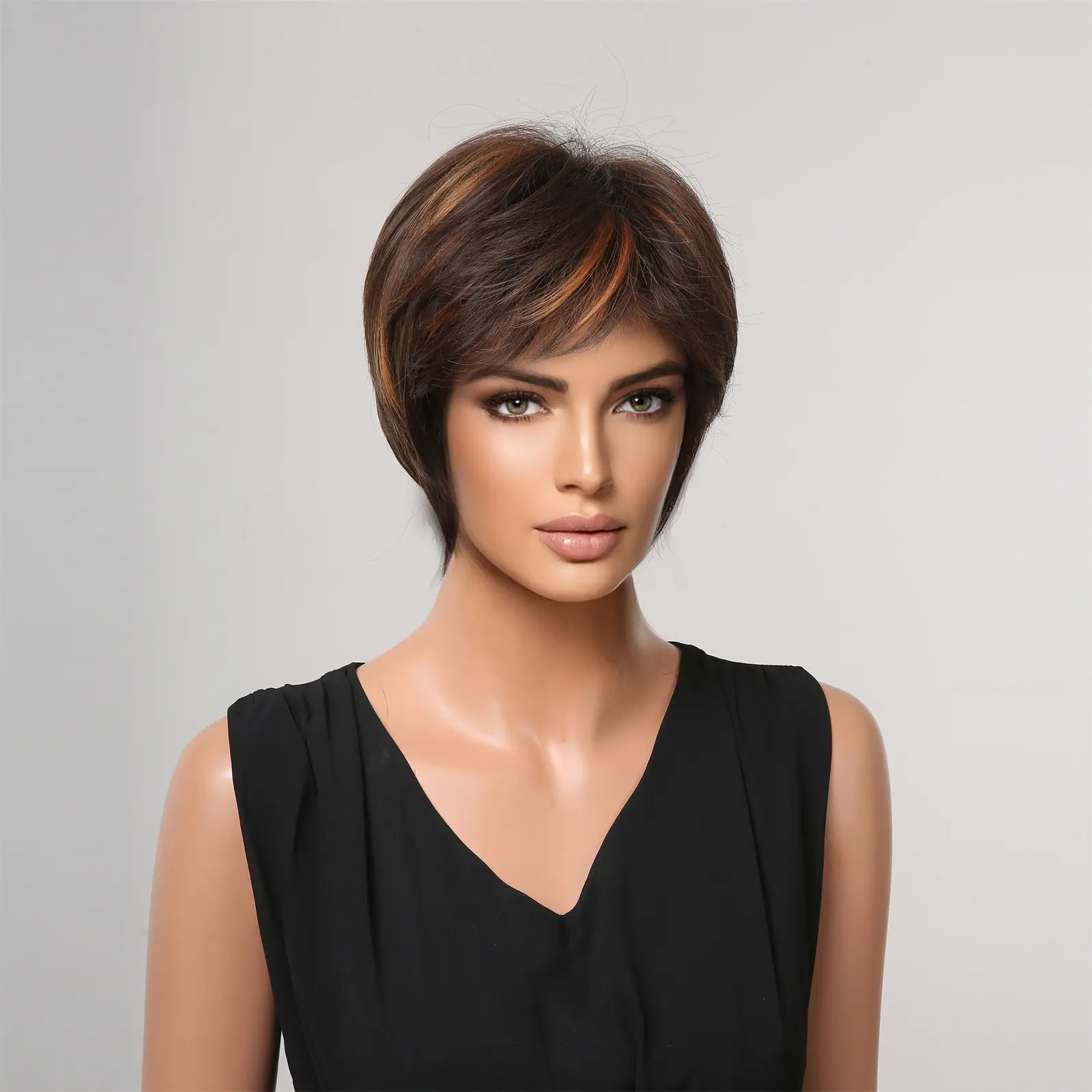Stylish Short Curly Hair Round Face