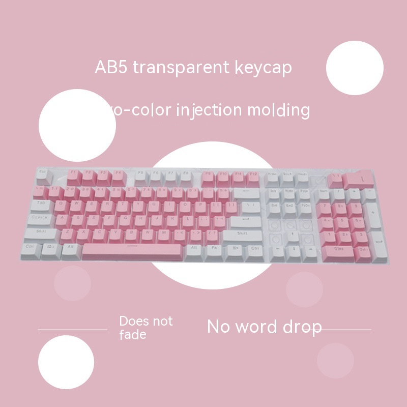 Title 2, ABS Transparent Keycap Two-color 980K Closed Mouth