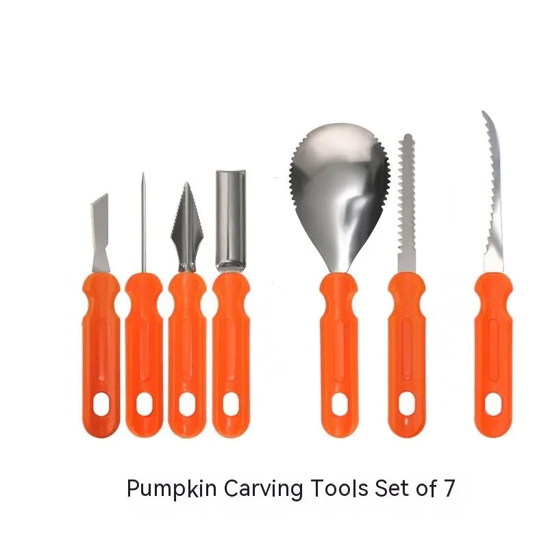 Halloween Stainless Steel Pumpkin Carving Set Fruit Carving Kitchen Gadgets – image 4