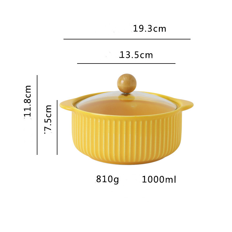 Amphora pasta bowlmatte yello