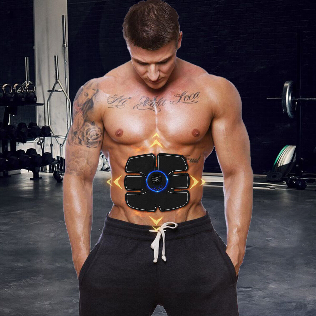 Rechargeable Muscle Toner for Home and Office Function The product allows you to train your abdominal muscles and sculpt your body just the way you want it. The solution is simple This body abs workout equipment is for muscle training and body slimming. A