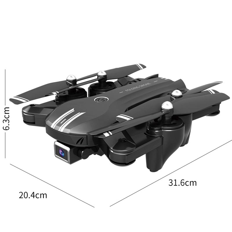 Title 1, Opvouwbare 4K Dual-Lens Wisselbare Luchtdrone