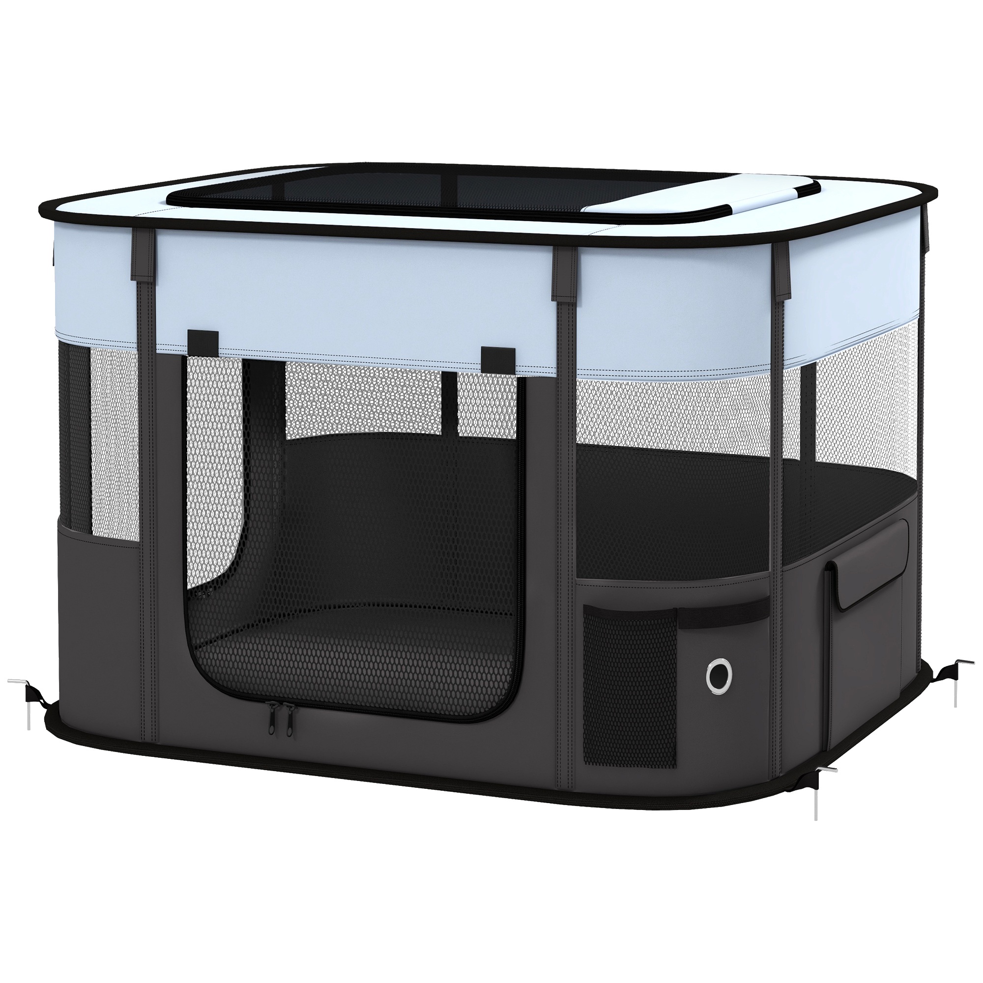 Foldable Dog Fence With Storage Bag, Suitable For Indoor-outdoor Use, Portable — image 2