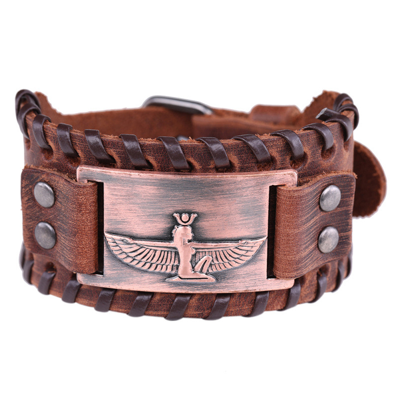 Title 2, Tarot koningin lederen armband familiecadeau