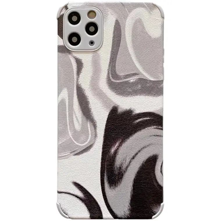 Cold Wind Black Grey Smudge Mobile Phone Case