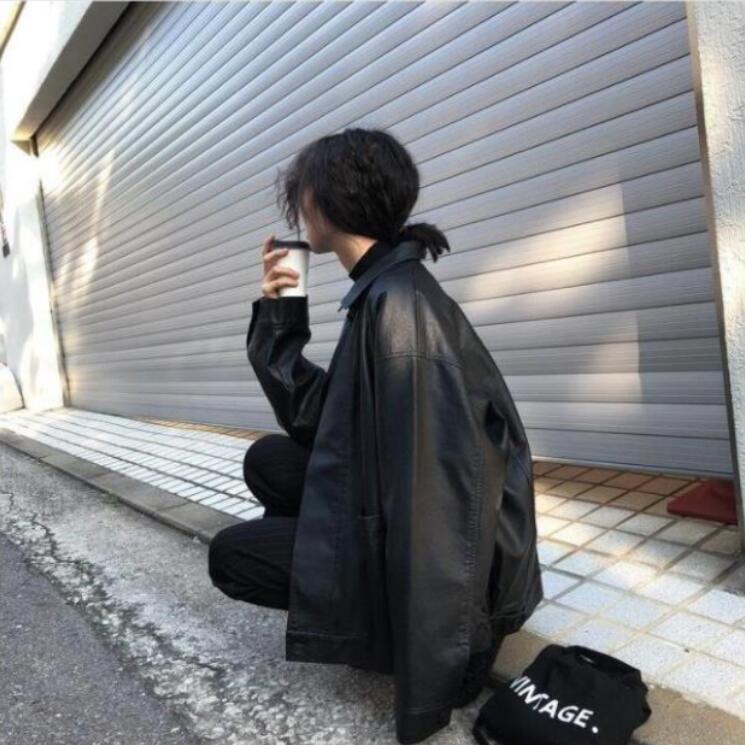 Girl Student Leather Jacket Korean Version Plus Velvet Thickening