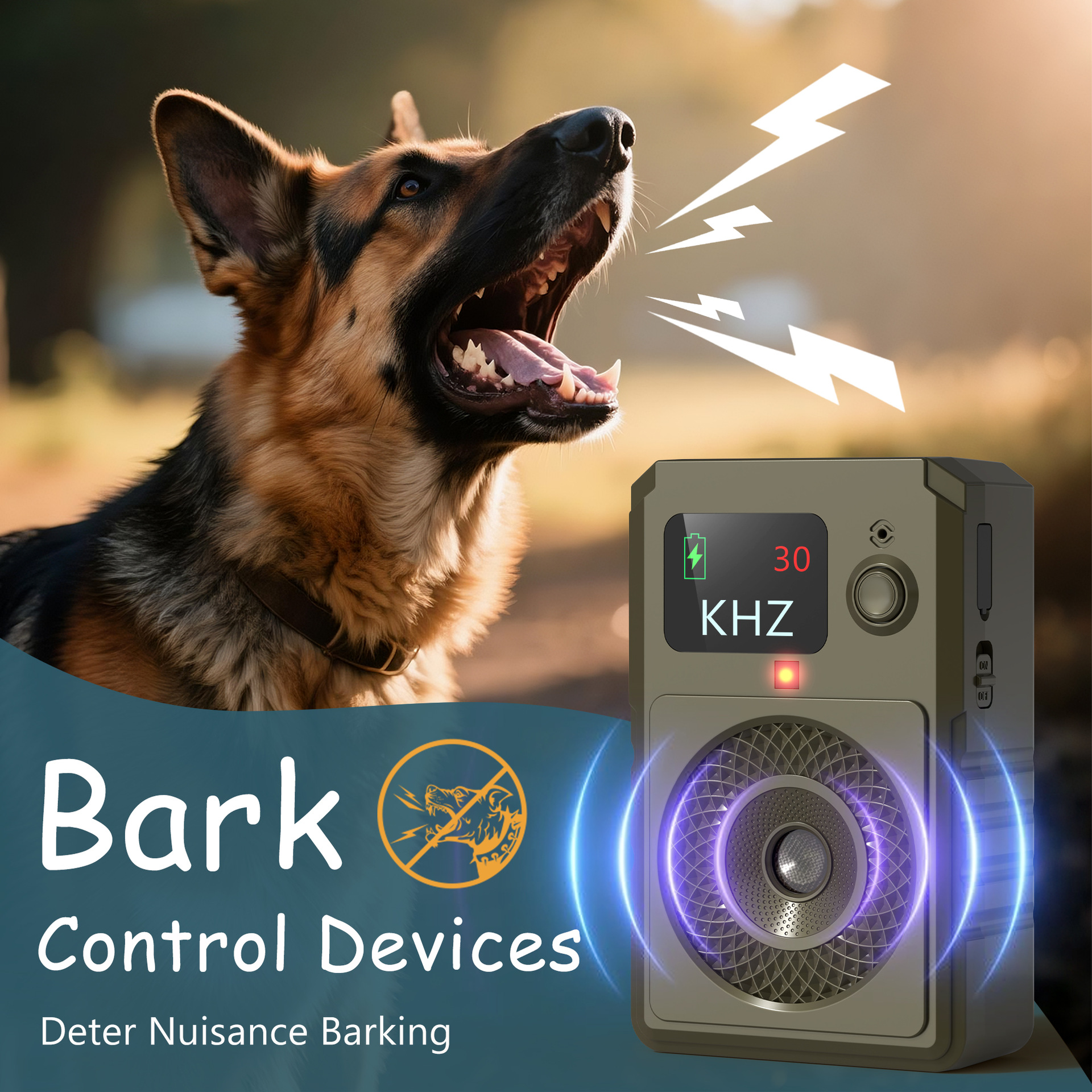 Ultrasonic Anti-Barking Device - The Dog Anti-Barking Magic Tool